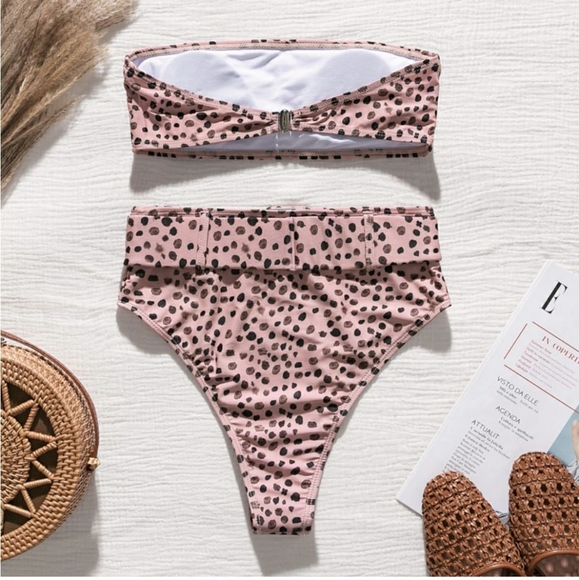 New arrival!Belted Highwaisted Bikini Set Swimsuit - Picture 6 of 8